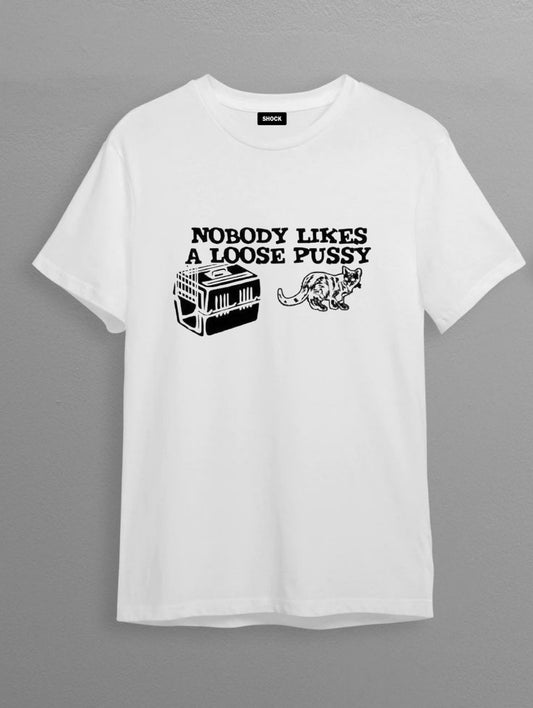 Nobody likes (white T-shirt)